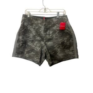 NEW Spanx Stone Wash Camo 6” twill short size XL